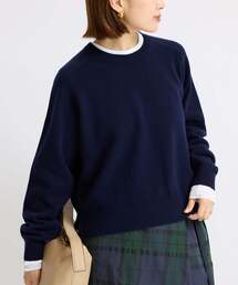 【美品】IENA Petitスムースクルーネックプルオーバー IENA（イエナ）の「Petitスムースクルーネックプルオーバー