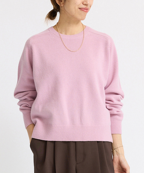 chi☆coo☆niko　新品✨IENA SUPER180 クルーネック SUPER180クルーネックプルオーバー（ニット/セーター）｜IENA（イエナ