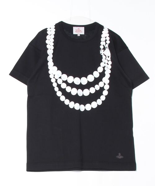 Vivienne Westwood MAN（ヴィヴィアンウエストウッドマン）の「PEARLS NEW RELAX T-SHIRT（Tシャツ/カットソー・メンズ・ホワイト/ブラック・M/L）」の2枚目の写真