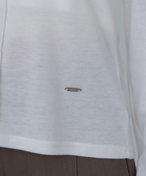 Bab(バブ)の「アシメレイヤードカットソー(Tシャツ/カットソー・レディース・アイボリー/ブラック/ブラウン/グレー・FREE)」の17枚目の写真