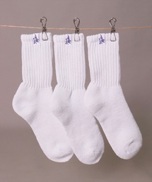 MILLER | (LF)【Miller】【3足セット】ピスネーム付き クルーソックス(ソックス/靴下)