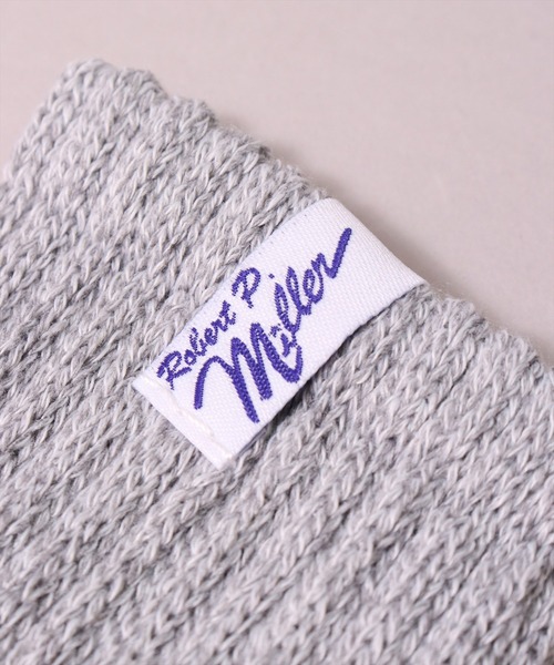 MILLER（ミラー）の「(LF)【Miller】【3足セット】ピスネーム付き クルーソックス（ソックス/靴下・メンズ・その他/ブラック/オフホワイト/杢グレー・23-25cm/25-27CM）」の7枚目の写真