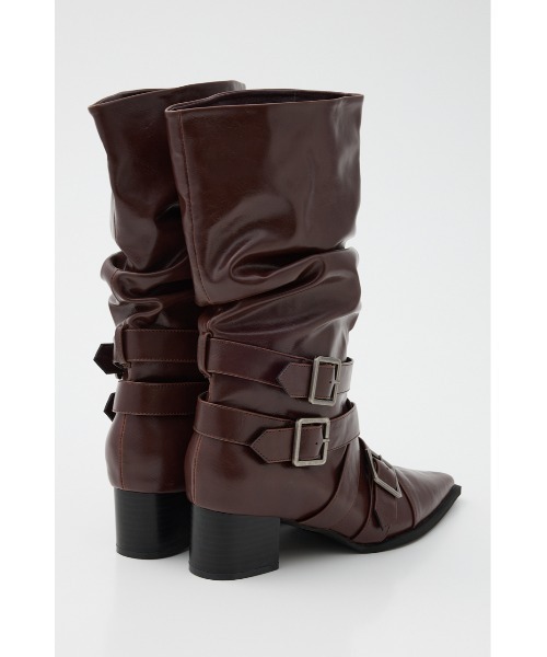 BELT POINTED ロングブーツ（ブーツ）｜LAGUA GEM（ラグアジェム）の