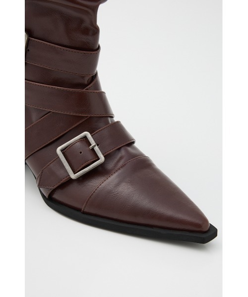 BELT POINTED ロングブーツ（ブーツ）｜LAGUA GEM（ラグアジェム）の