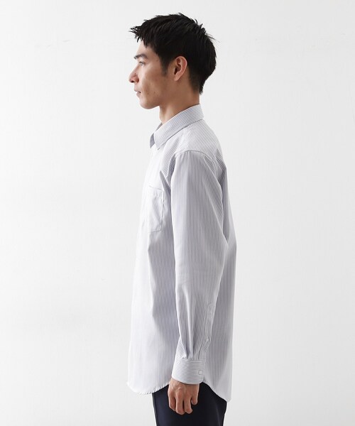 THE SHOP TK （ザ ショップ ティーケー ）の「ドレスオックスシャツ（ビジネスシャツ・メンズ・オフホワイト/ブルー系その他4/サックスブルー・04/03/02/01）」の17枚目の写真