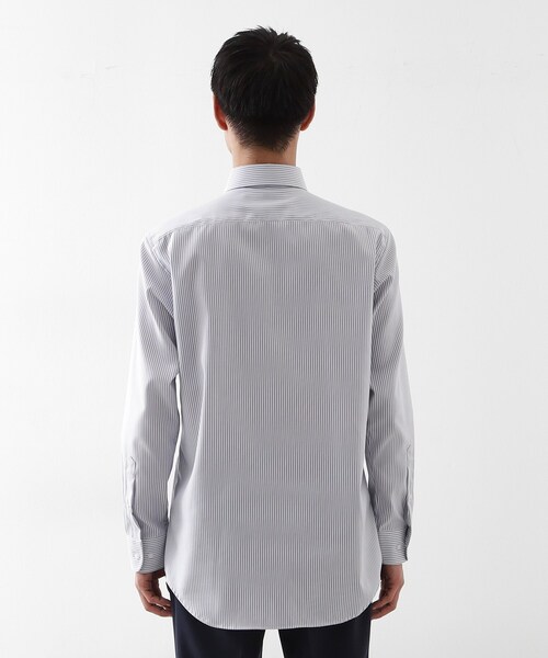 THE SHOP TK （ザ ショップ ティーケー ）の「ドレスオックスシャツ（ビジネスシャツ・メンズ・オフホワイト/ブルー系その他4/サックスブルー・04/03/02/01）」の18枚目の写真