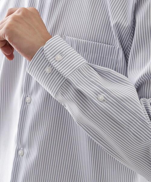 THE SHOP TK （ザ ショップ ティーケー ）の「ドレスオックスシャツ（ビジネスシャツ・メンズ・オフホワイト/ブルー系その他4/サックスブルー・04/03/02/01）」の22枚目の写真