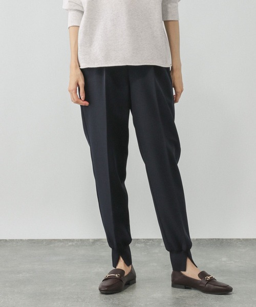 GLOBAL WORK(グローバルワーク)の「ウツクシイージーWクロスジョグパンツ/499659(その他パンツ・レディース・ブラック/ネイビー・LARGE/MEDIUM/SMALL)」の10枚目の写真