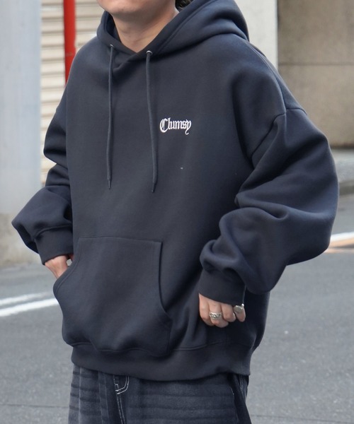 ILL'S（イルズ）の「ビッグシルエット フェード8ボール / クラウン バックプリントパーカー フーディー ユニセックス（パーカー・メンズ・アッシュグレー/チャコールグレー/グレー系/イエロー系その他/ライトグレー系/イエロー・M/L）」の7枚目の写真