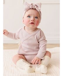 JAMIE KAY（ジェイミーケイ）の「【ONLINE限定】長袖ボディースーツViolet Tint／オーガニックコットンモダール（その他ベビーウェア・キッズ）」