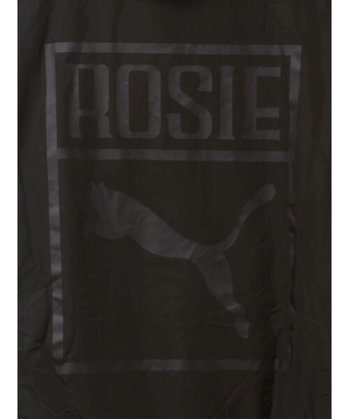 PUMA（プーマ）の「【PUMA】PUMA X ROSE Oversized Half-Zip Padded Jacket（ナイロンジャケット・レディース・ブラック・MEDIUM/SMALL）」の7枚目の写真