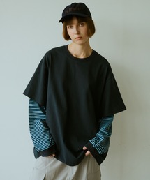 BROKEN BASE（ブロークンベース）の「Border Layered Tee（Tシャツ/カットソー）」