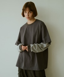 BROKEN BASE（ブロークンベース）の「Border Layered Tee（Tシャツ/カットソー）」