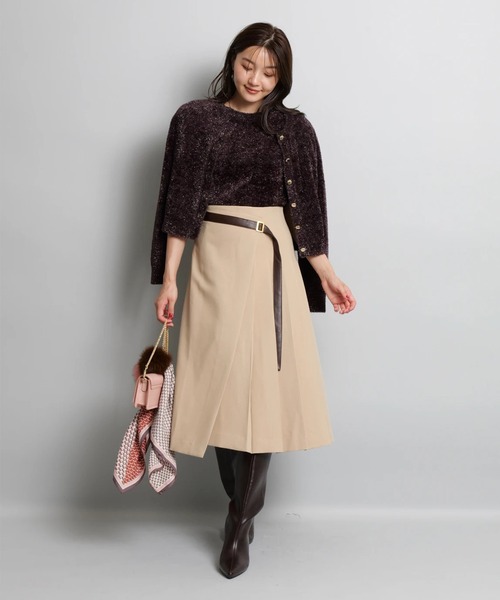 サイドプリーツミディスカート（スカート）｜JUSGLITTY（ジャス