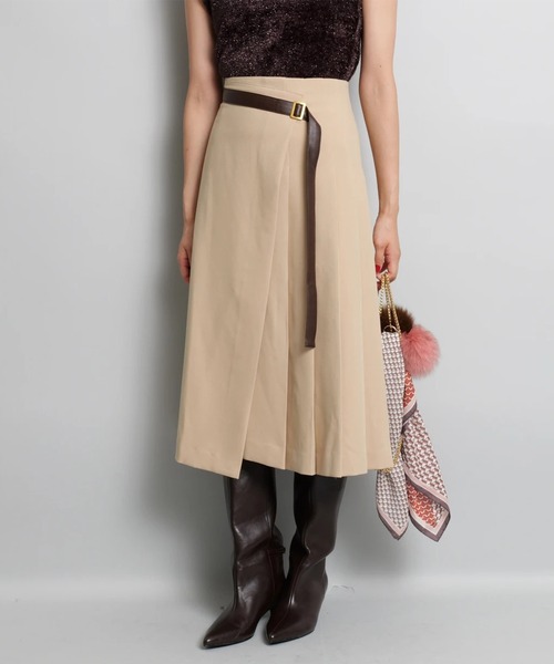 JUSGLITTY（ジャスグリッティー）の「サイドプリーツミディスカート