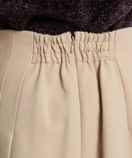 JUSGLITTY（ジャスグリッティー）の「サイドプリーツミディスカート（スカート・レディース・ダークブラウン/キャメル/チャコールグレー・2/1/0）」の22枚目の写真