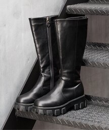 algy | ボリュームソールロングブーツ(ブーツ)