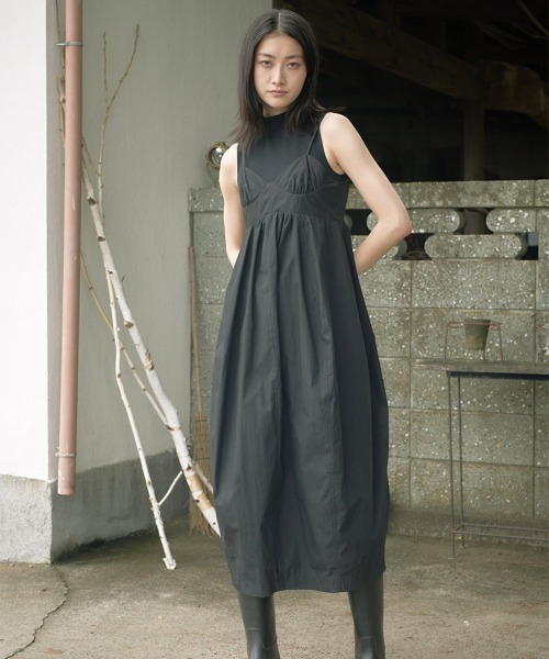 TELOPLAN(テーロプラン)の「【TELOPLAN】Ying Dress /インドレス(ワンピース・レディース・ブラック/ブルー・ONE SIZE)」の10枚目の写真