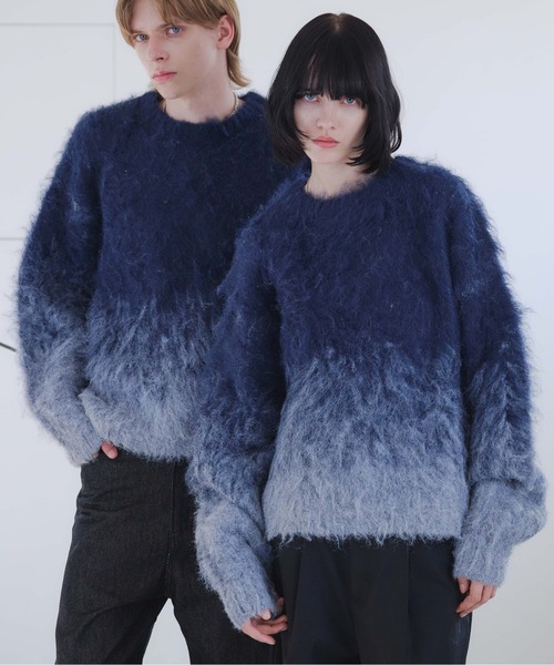 新品*RRL*ハンドニット　ウールブレンド　グラフィック　スカーフ* RRL（ダブル アール エル）の「ハンドニット ウールブレンド