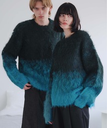 selle glant(セレグランテ)のGRADIENT WOOL-BLEND KNIT/グラデーションウールブレンドニット(ニット/セーター)