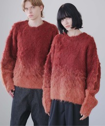 GRADIENT WOOL-BLEND KNIT/グラデーションウールブレンドニット