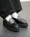 【CAMINANDO】厚底ビットローファー☆プラットフォーム☆23cm 98675076b_8_d_125.jpg