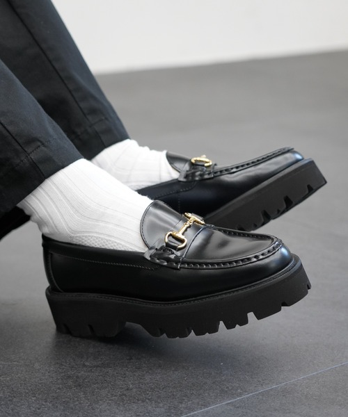 CAMINANDO PLATFORM BIT LOAFERS ブラック CAMINANDO / PLATFORM BIT LOAFERS /ローファー