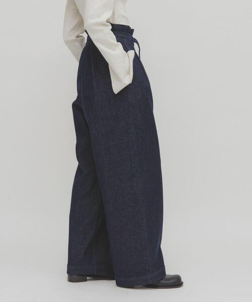 ベルト・デニム　セット購入用 ベルト付ロングワイドデニムパンツ | レディースファッション通販 - DHOLIC