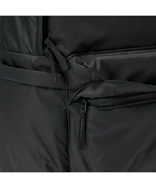 無印良品（ムジルシリョウヒン）の「肩の負担を軽くする　撥水中わた入りリュックサック（バックパック/リュック・レディース・キャメル/ブラック・FREE）」の7枚目の写真