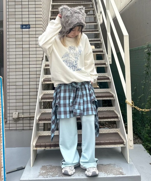 Candy Stripper（キャンディストリッパー）の「CAT FUR ハット（ハット・レディース・グレー/ベージュ・FREE）」の18枚目の写真