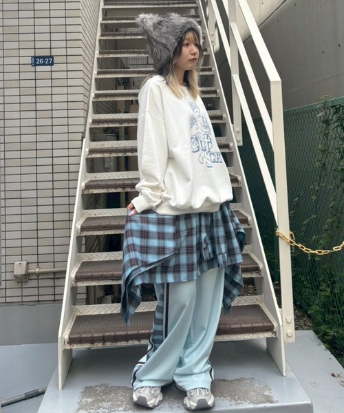 Candy Stripper（キャンディストリッパー）の「CAT FUR ハット（ハット・レディース・グレー/ベージュ・FREE）」の19枚目の写真