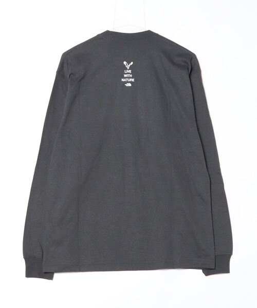 THE NORTH FACE(ザノースフェイス)の「ザ ノース フェイス THE NORTH FACE L/S Zoo Picker Tee_ロングスリーブズーピッカーティー(Tシャツ/カットソー・メンズ・グリーン/オレンジ/ダークグレー・SS/S/M/L/XL/2XL)」の4枚目の写真