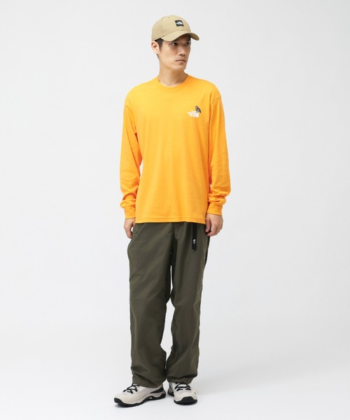 THE NORTH FACE(ザノースフェイス)の「ザ ノース フェイス THE NORTH FACE L/S Zoo Picker Tee_ロングスリーブズーピッカーティー(Tシャツ/カットソー・メンズ・グリーン/オレンジ/ダークグレー・SS/S/M/L/XL/2XL)」の5枚目の写真