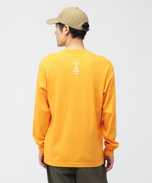 THE NORTH FACE(ザノースフェイス)の「ザ ノース フェイス THE NORTH FACE L/S Zoo Picker Tee_ロングスリーブズーピッカーティー(Tシャツ/カットソー・メンズ・グリーン/オレンジ/ダークグレー・SS/S/M/L/XL/2XL)」の6枚目の写真