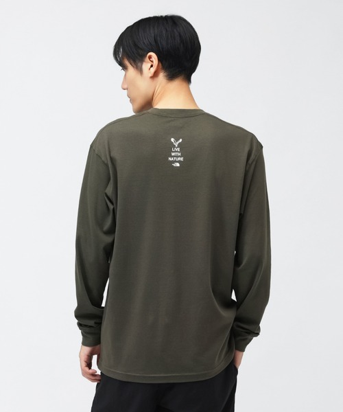 THE NORTH FACE(ザノースフェイス)の「ザ ノース フェイス THE NORTH FACE L/S Zoo Picker Tee_ロングスリーブズーピッカーティー(Tシャツ/カットソー・メンズ・グリーン/オレンジ/ダークグレー・SS/S/M/L/XL/2XL)」の13枚目の写真