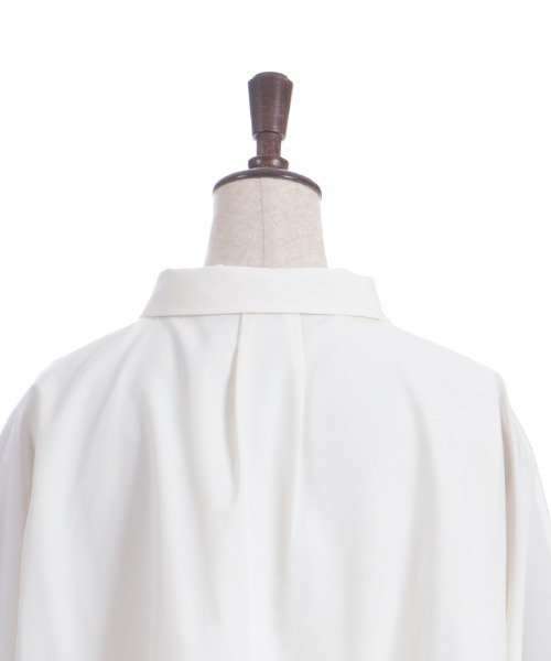 axes femme（アクシーズファム）の「タイ付オーバーケープ風ブラウス（シャツ/ブラウス・レディース・キナリ/ブラック/ブルーグリーン・FREE）」の22枚目の写真