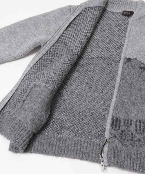 EKAL(エカル)の「TATESHINAカウチンニット(カーディガン/ボレロ・メンズ・ブラウン系その他/ベージュ系その他・MEDIUM/LARGE)」の16枚目の写真