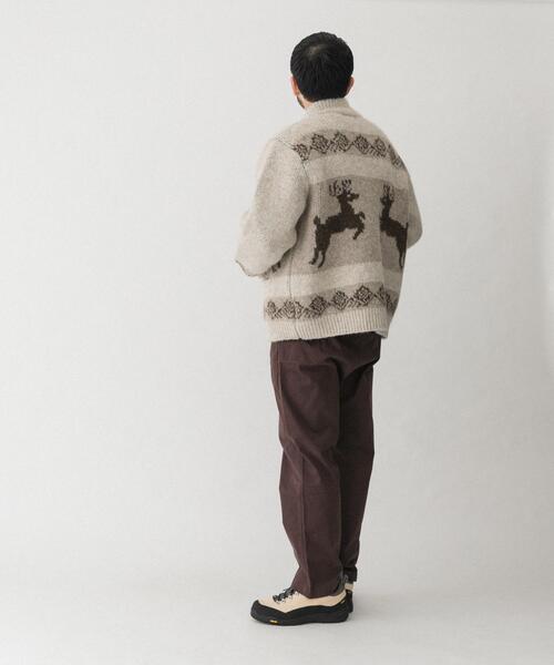 EKAL(エカル)の「TATESHINAカウチンニット(カーディガン/ボレロ・メンズ・ブラウン系その他/ベージュ系その他・MEDIUM/LARGE)」の3枚目の写真