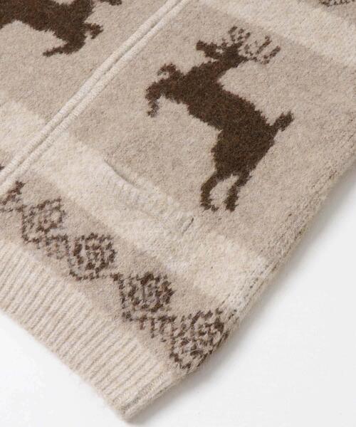 EKAL(エカル)の「TATESHINAカウチンニット(カーディガン/ボレロ・メンズ・ブラウン系その他/ベージュ系その他・MEDIUM/LARGE)」の6枚目の写真