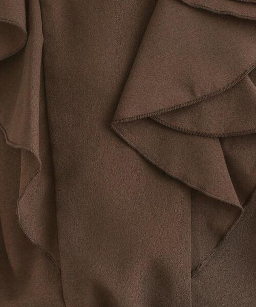 couture brooch（クチュールブローチ）の「【大人可愛い・通勤】ラッフルフリルブラウス（シャツ/ブラウス・レディース・ブラック系/ライトグレー/ブラウン系その他・38/40/42/36）」の20枚目の写真