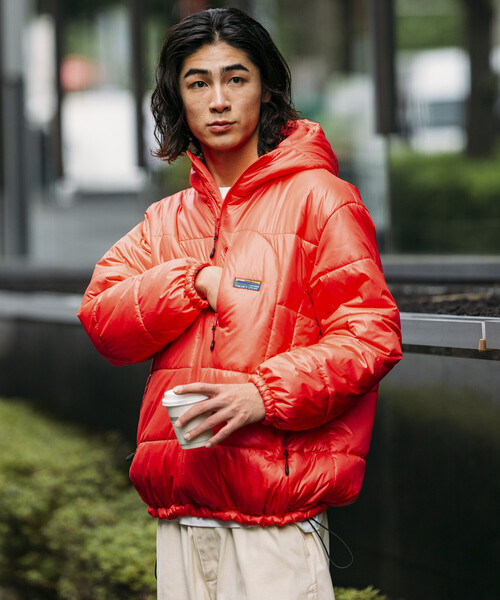 セール】限定展開 リバーシブル パディング フーディジャケット / 中綿