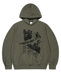 『mahagrid/マハグリッド』 BUZZ KID HOODIE/バズキッドデザイン プルオーバーパーカー