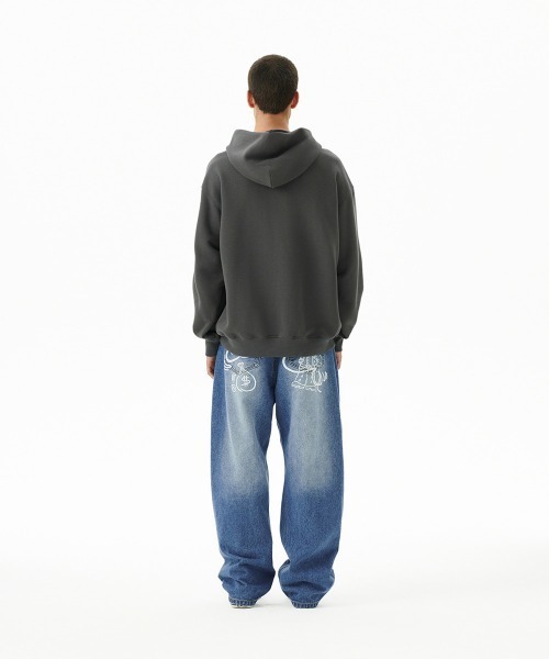 AMBUSH illusion hoodie パーカー グリーン ADANS - オーバーサイズ パーカー / SILICON TAG HOODIE