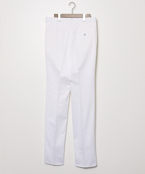 DESIGNWORKS(デザインワークス)の「【Fumiya Hirono/フミヤヒラノ】2インプリーツ スラックス Burlington(スラックス・メンズ・ホワイト/カーキ・36/38/40)」の9枚目の写真