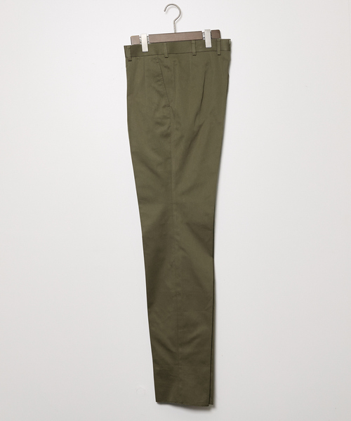 DESIGNWORKS(デザインワークス)の「【Fumiya Hirono/フミヤヒラノ】2インプリーツ スラックス Burlington(スラックス・メンズ・ホワイト/カーキ・36/38/40)」の11枚目の写真