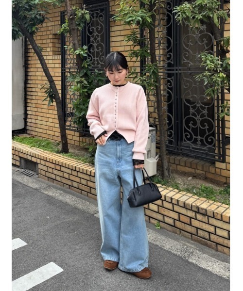 titivate(ティティベイト)の「ワイドルーズデニムパンツ(デニムパンツ・レディース・ブルー/インディゴブルー/ライトブルー・SP/S/M/L)」の4枚目の写真