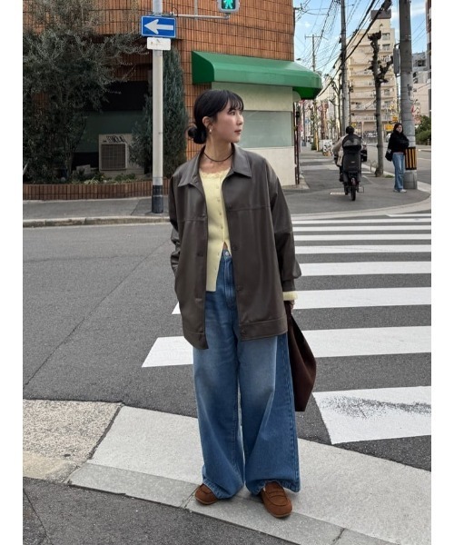 titivate(ティティベイト)の「ワイドルーズデニムパンツ(デニムパンツ・レディース・ブルー/インディゴブルー/ライトブルー・SP/S/M/L)」の7枚目の写真