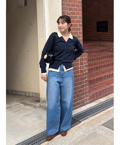 titivate(ティティベイト)の「ワイドルーズデニムパンツ(デニムパンツ・レディース・ブルー/インディゴブルー/ライトブルー・SP/S/M/L)」の8枚目の写真