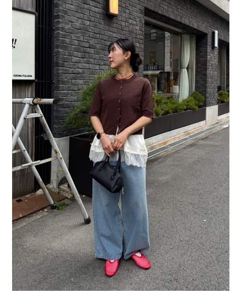 titivate(ティティベイト)の「ワイドルーズデニムパンツ(デニムパンツ・レディース・ブルー/インディゴブルー/ライトブルー・SP/S/M/L)」の12枚目の写真