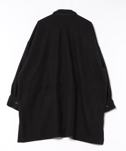 GOMME HOMME（ゴムオム）の「モッサジャージ　ビッグシャツジャケット（その他アウター・メンズ・ブラック/チャコールグレー・MEDIUM）」の15枚目の写真